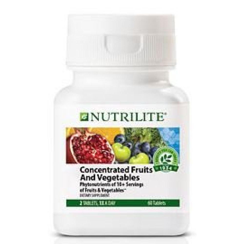Amway Nutrilite Concentrated Fruits And Vegetables 60N Tablets