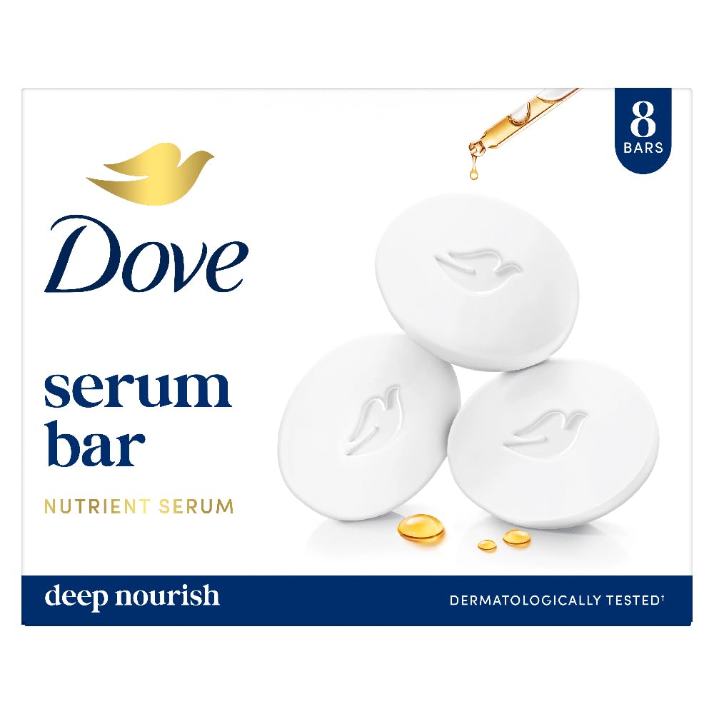 Dove Cream Beauty Bathing Bar 100 g (Combo Pack of 8)