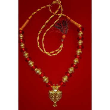 Gold 91.6 Kanthi plus Gold Jugni(Locket) 10 gm BIS Marked ‪(Nakul Jewellers)