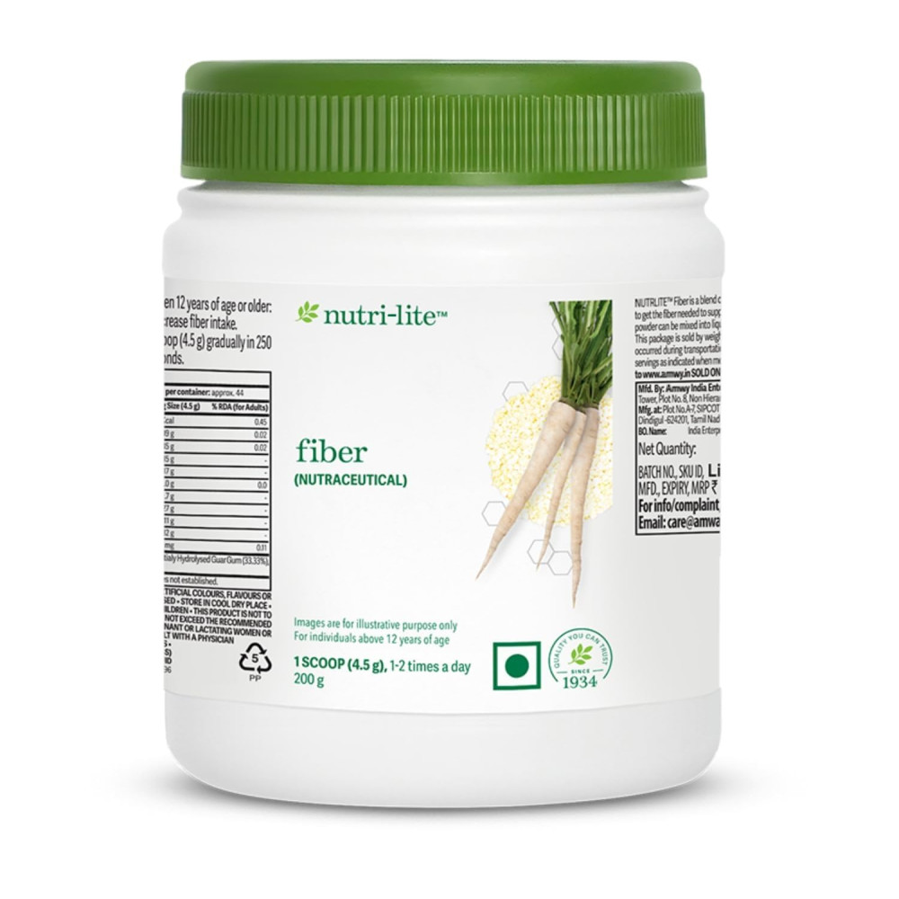AMWAY Nutrilite Fiber Powder – 200gm Nutraceutical Supplement for Digestive Health | Daily Soluble Fiber | Supports Gut & Blood Sugar | Neutral Taste | AMWAY Nutrilite Fiber Powder – 200gm Nutraceutical Supplement for Digestive Health | Daily Soluble Fiber | Supports Gut & Blood Sugar | Neutral Taste |