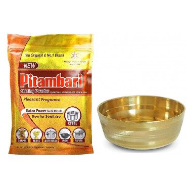 Pitambari Shining Powder For 6 metals - 450g (Pack of 3)