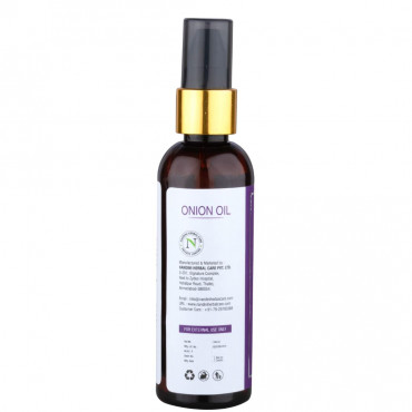 N Plus Professional Onion Hair Oil With Onion Extract - Treats Hairfall And Dandruff - 100ml