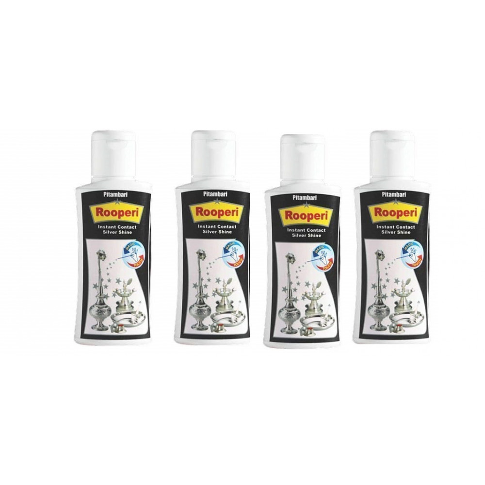 Pitambari Rooperi Instant Contact Silver Shine Magic Touch Pack of 4 (50ml) Pitambari Rooperi Instant Contact Silver Shine Magic Touch Pack of 4 (50ml)