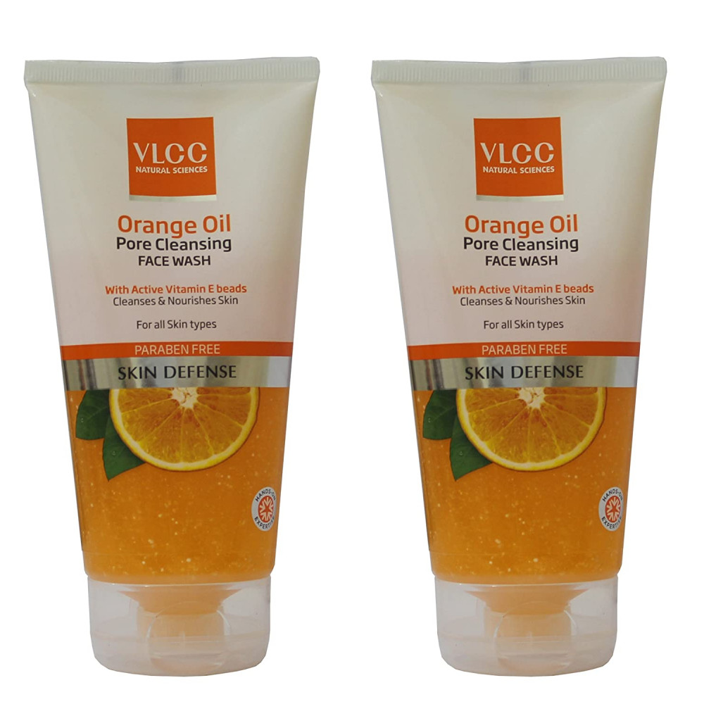 VLCC Orange Oil Pore Cleansing Face Wash Combo (150g*2) (Pack of 2)
