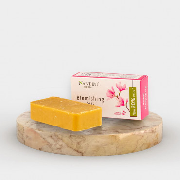 Nandini Herbal Blemishing Soap Enriched With Sandalwood Oil for Man & Women, 30gm. (Pack of 9)

