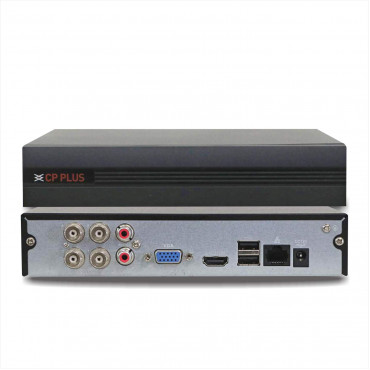 CP PLUS 4 Channel 1080P Lite Cosmic Full HD Digital Video Recorder (DVR) +Records CCTV footage in a Digital Format - CP-UVR-0401E1-CS

