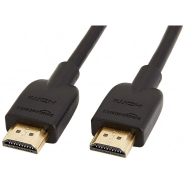 zikvik 3 Meter HDMI Male to HDMI Male Cable TV Lead 1.4V High Speed Ethernet 3D Full HD 1080p HDMI Cable (Black For Computer, Laptop, Tablet)
