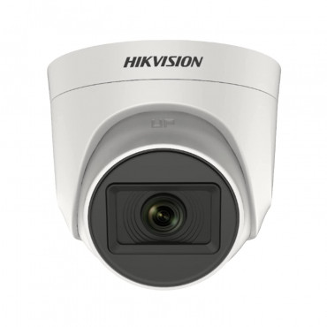 Hikvision 5 MP Indoor Dome CCTV Camera with inbuilt Audio Mic DS-2CE76H0T-ITPFS, White
