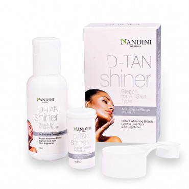 Nandini D-Tan Shiner Bleach, 35 gms+8 gms (Pack of 1)
