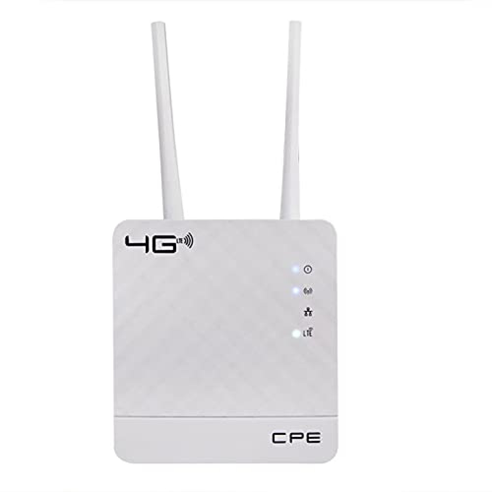 4G LTE CPE WiFi simcard Router with LAN Port Double 3Db Antenna 2G/3G/4G SIM Card Support

