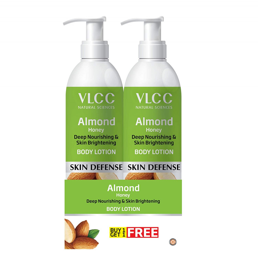 VLCC Almond Honey Deep Nourishing Skin Brightening Body Lotion, 350 ml (White) -Pack of 2
VLCC Almond Honey Deep Nourishing Skin Brightening Body Lotion, 350 ml (White) -Pack of 2