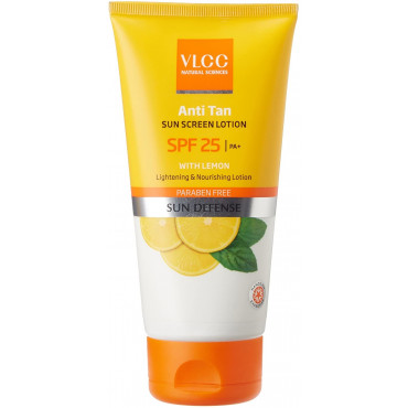 VLCC Anti Tan Sunscreen SPF 25 - 150 Grams Lotion
