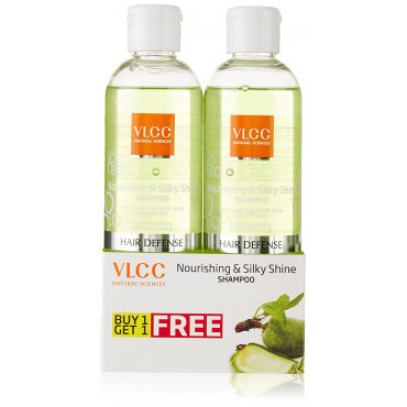 Vlcc Nourshing & Silky Shine Shampoo 700 ml BUY1 GET 1 FREE
